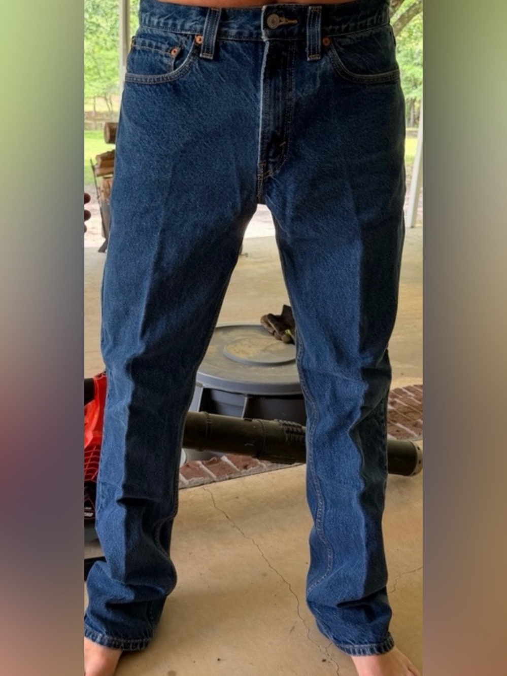 Levi's Men Blue Denim Jeans - Classic Regular Fit 505